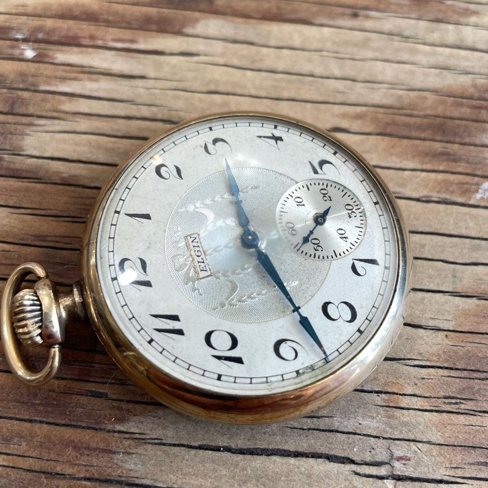 Antique Elgin Pocket Watch Grade 291 Model 7 16s 7j - Picture 2 of 9